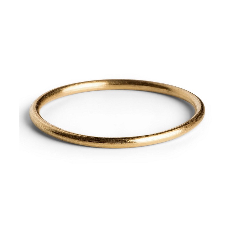 Billede af Jane Kønig - Simple ring i forgyldt sølv - Str 49**